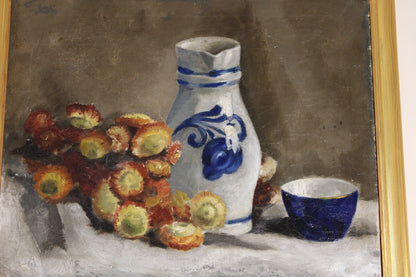 Dipinto antico, Claude Monet(1840-1926)- Scuola di- Natura morta
