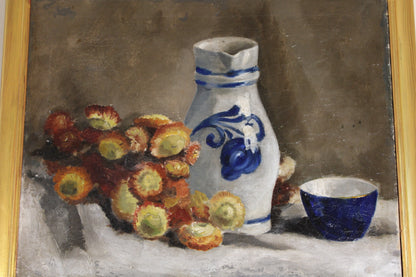 Dipinto antico, Claude Monet(1840-1926)- Scuola di- Natura morta