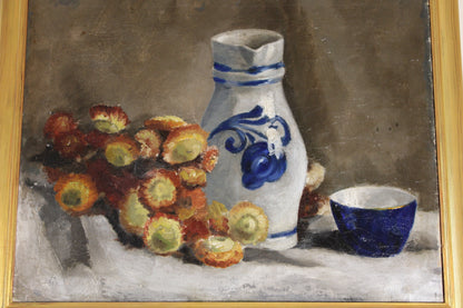Dipinto antico, Claude Monet(1840-1926)- Scuola di- Natura morta