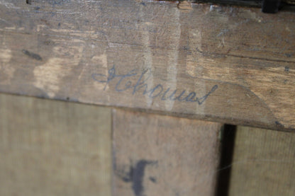 Paul Thomas (1859-1910) - Scène d'intérieur avec des moines chantant