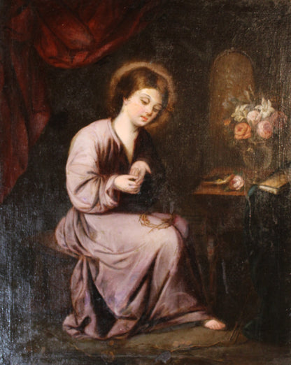 Francisco de Zurbaran (1598-1664), Seguace di - Il Bambino della spina