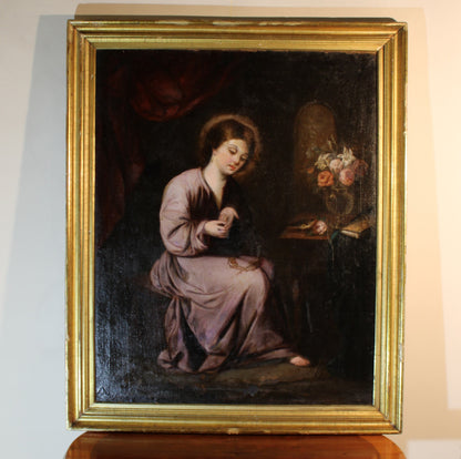 Francisco de Zurbaran (1598-1664), Seguace di - Il Bambino della spina