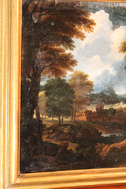 Francisque Millet (1642-1679) Landscape with Venus and Cupid