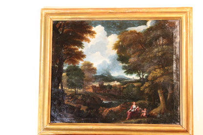 Francisque Millet (1642-1679) Landscape with Venus and Cupid