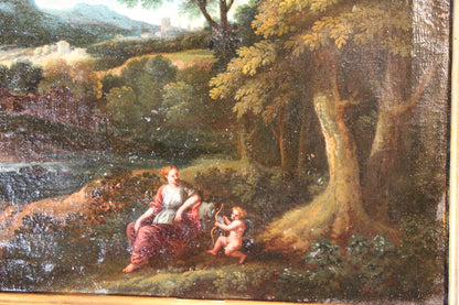 Francisque Millet (1642-1679) Landscape with Venus and Cupid