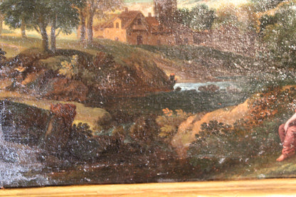 Francisque Millet (1642-1679) Landscape with Venus and Cupid