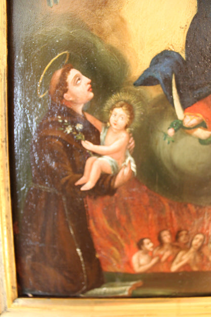 Francisco Pacheco del Rio (1564-1644), Seguace - Madonna e santi