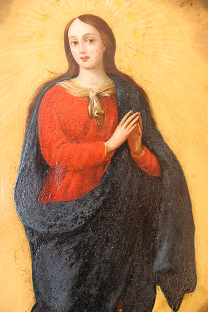 Francisco Pacheco del Rio (1564-1644), Seguace - Madonna e santi