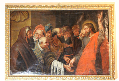 Peter Paul Rubens (1577-1640), Seguace di - Il tributo della moneta