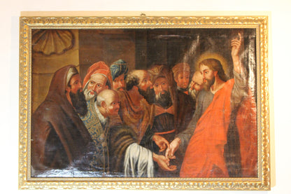 Peter Paul Rubens (1577-1640), Seguace di - Il tributo della moneta