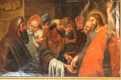 Peter Paul Rubens (1577-1640), Seguace di - Il tributo della moneta