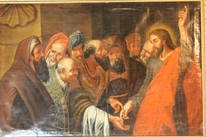 Peter Paul Rubens (1577-1640), Seguace di - Il tributo della moneta