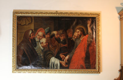 Peter Paul Rubens (1577-1640), Seguace di - Il tributo della moneta