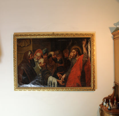 Peter Paul Rubens (1577-1640), Seguace di - Il tributo della moneta