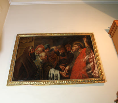 Peter Paul Rubens (1577-1640), Seguace di - Il tributo della moneta