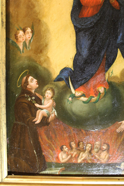 Francisco Pacheco del Rio (1564-1644), Seguace - Madonna e santi
