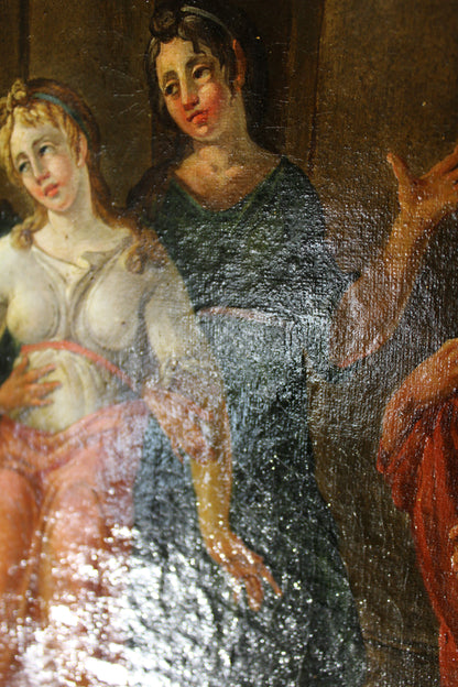 Scuola Neoclassica del XVIII secolo - Scena storica.