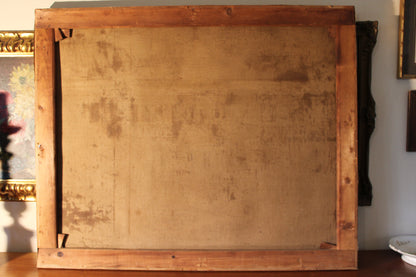 Cerchia di Bernardo Bellotto(1721-1780)- Veduta della residenza imperiale dello Schloss Hof