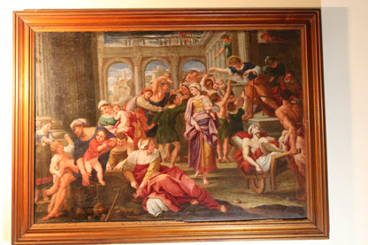 Annibale Carracci(1560-1609), Scuola di - Elemosina di san Rocco