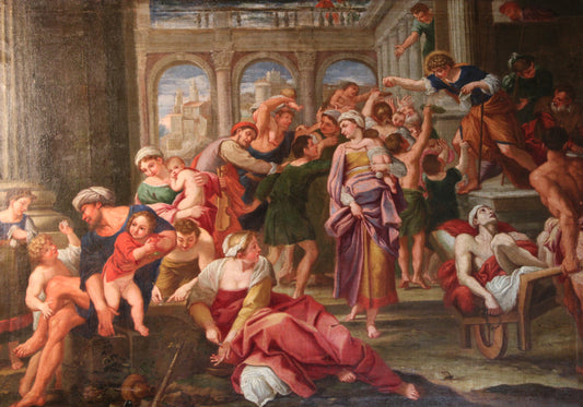Annibale Carracci(1560-1609), Scuola di - Elemosina di san Rocco