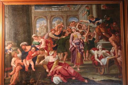 Annibale Carracci(1560-1609), Scuola di - Elemosina di san Rocco