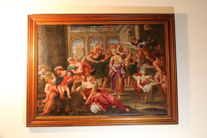 Annibale Carracci(1560-1609), Scuola di - Elemosina di san Rocco