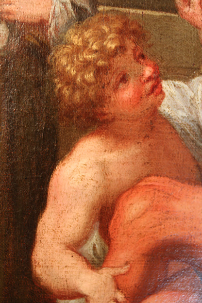 Annibale Carracci(1560-1609), Scuola di - Elemosina di san Rocco