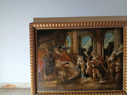Tableau ancien de l'atelier de Charles Antoine Coypel (1694-1752) - Le Jugement de Salomon