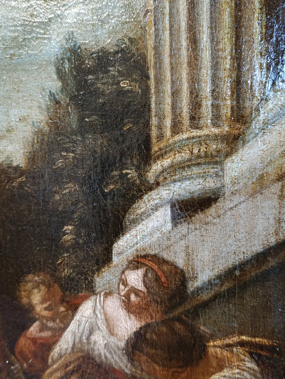 Tableau ancien de l'atelier de Charles Antoine Coypel (1694-1752) - Le Jugement de Salomon