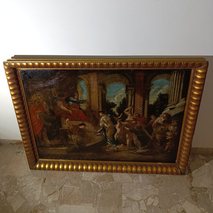 Tableau ancien de l'atelier de Charles Antoine Coypel (1694-1752) - Le Jugement de Salomon
