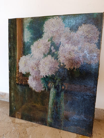 Ecole hollandaise du début du XXe siècle - Nature morte aux fleurs