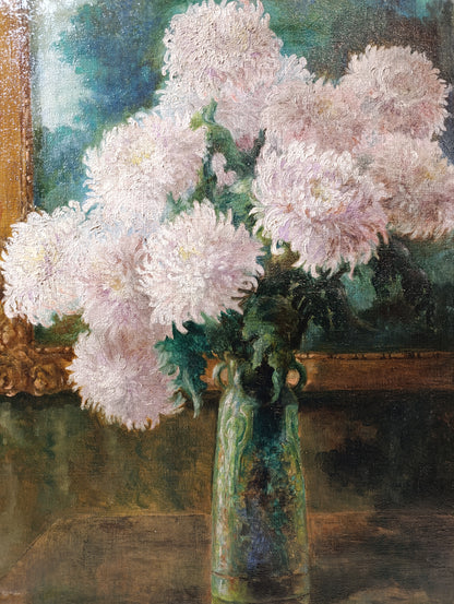 Ecole hollandaise du début du XXe siècle - Nature morte aux fleurs