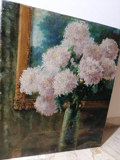Ecole hollandaise du début du XXe siècle - Nature morte aux fleurs