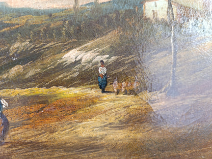 Peinture ancienne, École d'Italie du Nord du début du XIXe siècle - Paysage