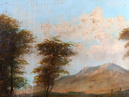 Peinture ancienne, École d'Italie du Nord du début du XIXe siècle - Paysage