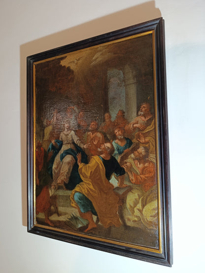 Ecole italienne (XVII) - Descente du Saint-Esprit sur les Apôtres