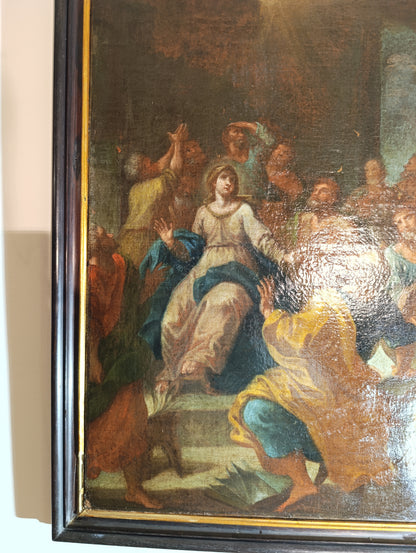 Ecole italienne (XVII) - Descente du Saint-Esprit sur les Apôtres