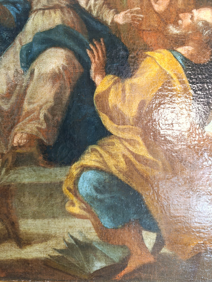 Ecole italienne (XVII) - Descente du Saint-Esprit sur les Apôtres