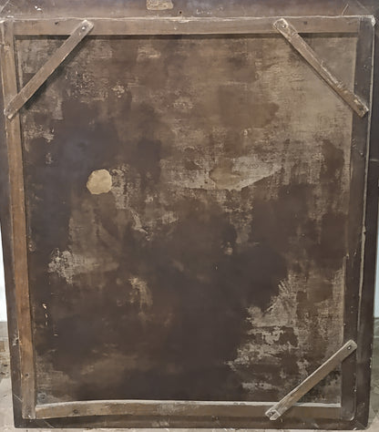 Dipinto antico (XVII secolo) dell'ambito di Philippe De Champaigne- Cristo e l'Angelo