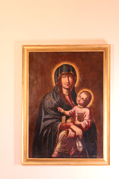Scuola italiana (XVII) - Madonna con Bambino detta di Costantinopoli