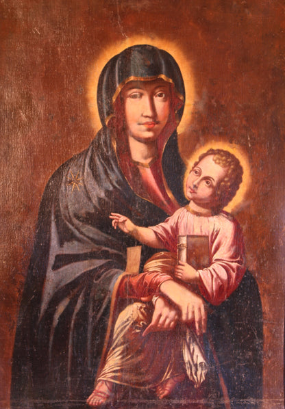 Scuola italiana (XVII) - Madonna con Bambino detta di Costantinopoli