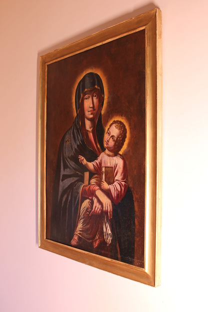 Scuola italiana (XVII) - Madonna con Bambino detta di Costantinopoli