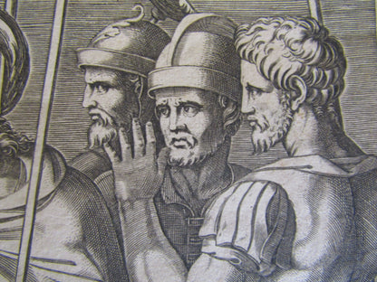 Gravure ancienne du 16ème siècle - Marcantonio Raimondi (1480ca.-1530ca.), par Raffaello