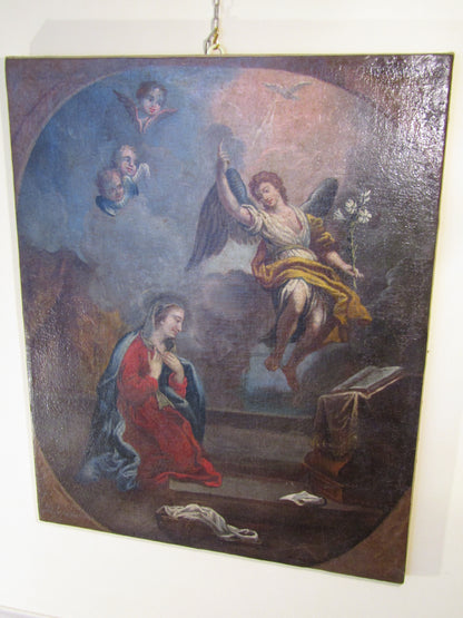 Ecole du XVIIIe siècle - Annonciation