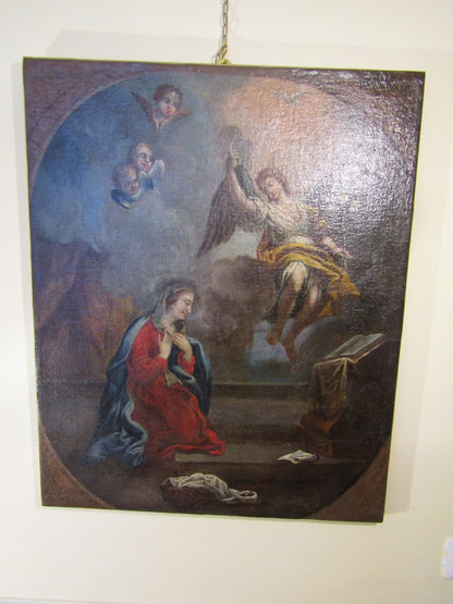 Ecole du XVIIIe siècle - Annonciation