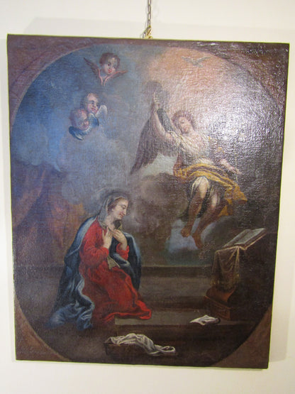 Ecole du XVIIIe siècle - Annonciation