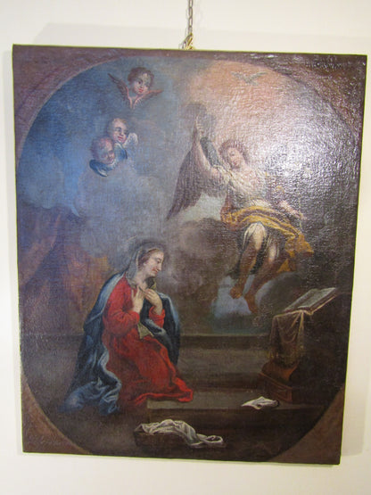 Ecole du XVIIIe siècle - Annonciation