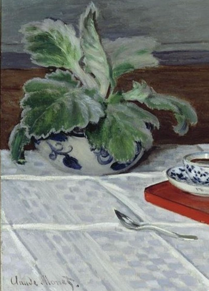 Dipinto antico, Claude Monet(1840-1926)- Scuola di- Natura morta