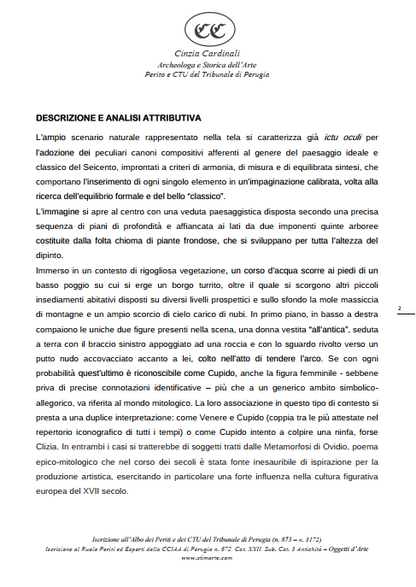 Francisque Millet (1642-1679) Landscape with Venus and Cupid