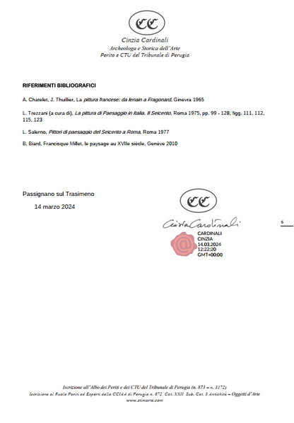 Francisque Millet (1642-1679) Landscape with Venus and Cupid